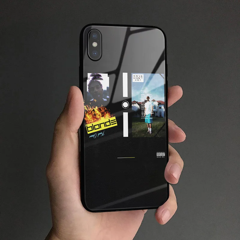 Frank Ocean Blonde rapper Coque чехол из закаленного стекла для телефона чехол для apple iPhone6 6s 7 8 Plus X XR XS 11 Pro MAX - Цвет: IE 119