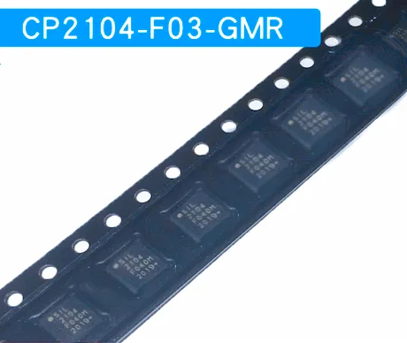 

10-50 шт., новинка, CP2102, Φ, CP2104, серебристый 2104, QFN24, USB-чип с последовательным портом