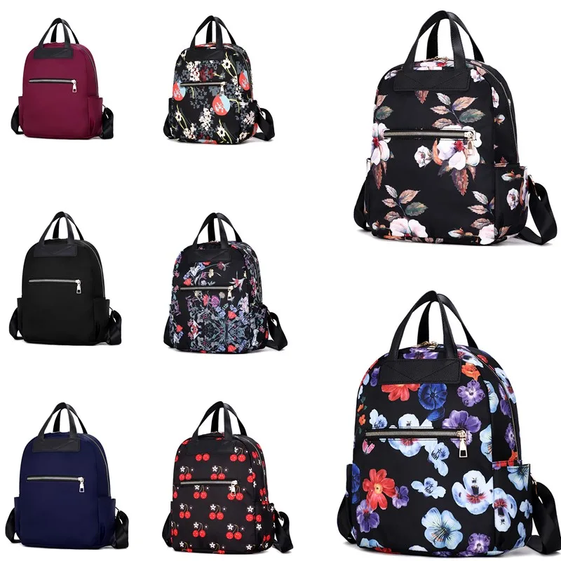 

Mommy Maternity Bags Rinting Both Shoulders Package Nylon Travelling Zipper Backpack Baby Diaper Nappy Stroller Wetbag
