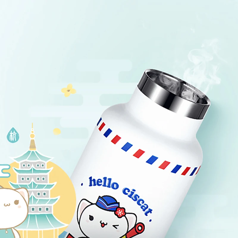 Детская бутылка для воды FEIJIAN изолированная термос из нержавеющей стали с