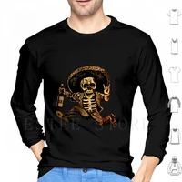 day of the dead posada hoodie long sleeve day of the dead posada dia de los muertos outlaw bandit tequila skeleton pancho