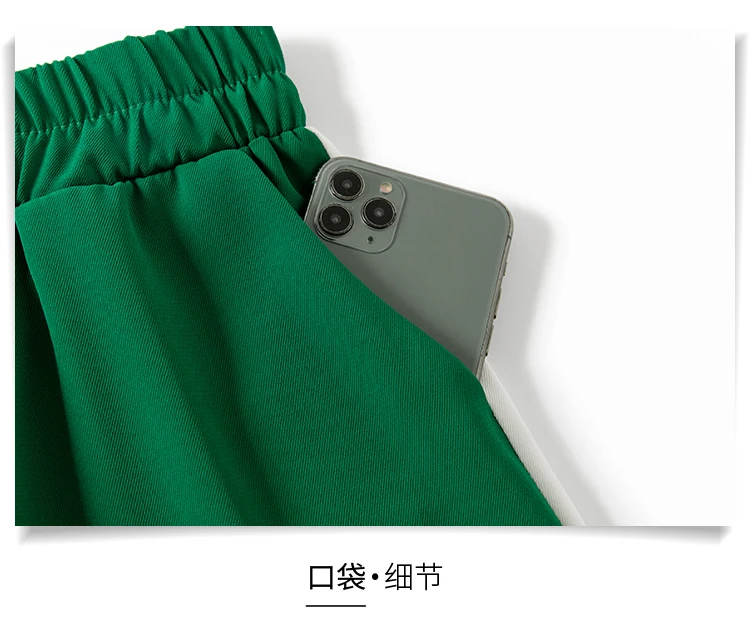 

2021 Summer Sports Pants Side Stripes Casual Loose Trousers Sweatpants Harem Pants Plus Size Capri Women's Q27
