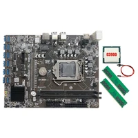 b250c mining motherboard with g3900 cpu2xddr4 4g 2666mhz ramswitch cable 12xpcie to usb3 0 card slot board for btc