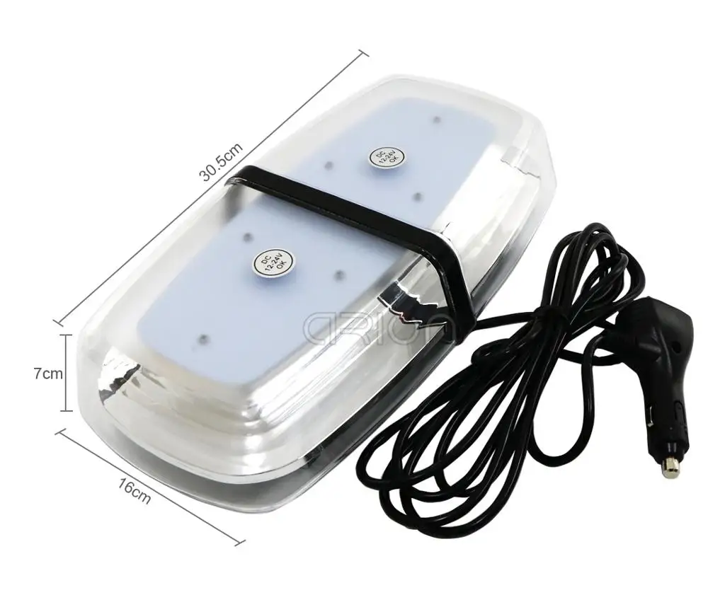 Светодиодный Янтарный Автомобильный Стробоскоп на крышу аварийный маячок