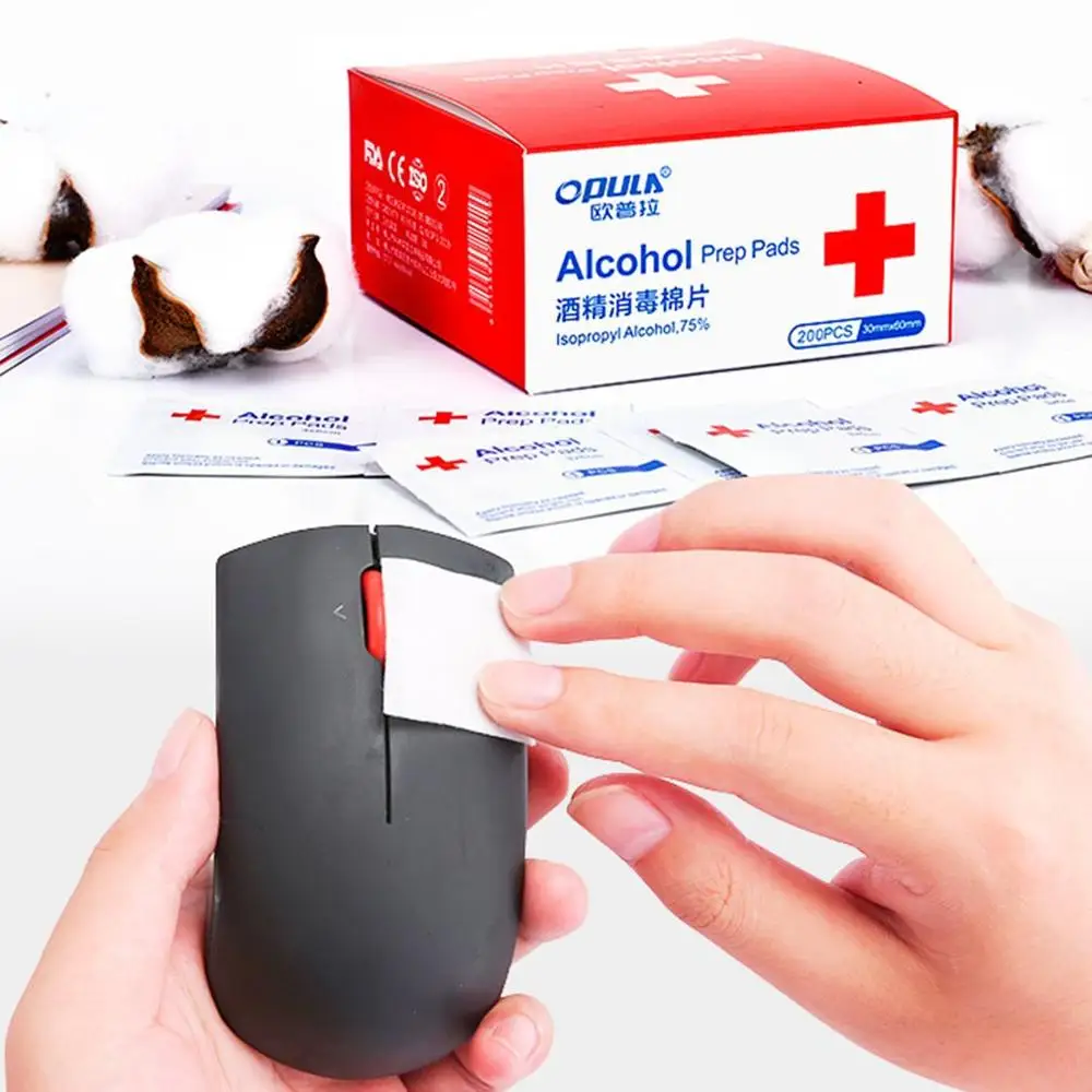 200 шт./лот спирт Prep Swap влажная прокладка протрите антисептик уход за кожей