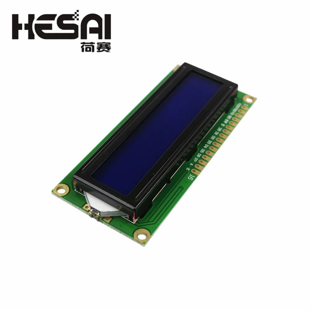 Смарт Электроника ЖК монитор 1602 5 В синий/желто зеленый экран и белый код для arduino