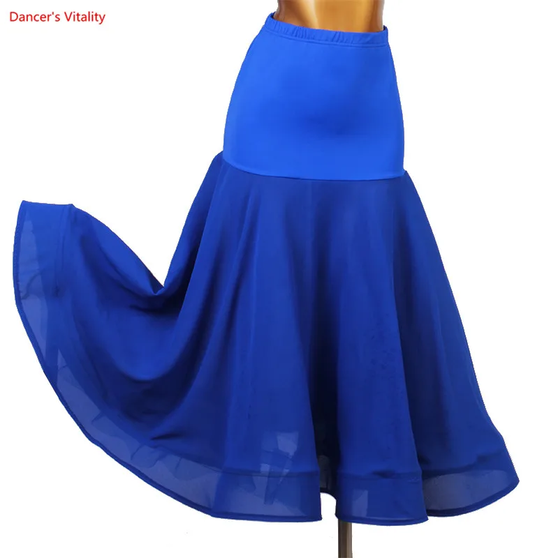 

Lady Ballroom Women's Ballroom Dancing Dress Waltz National Wear Standard Practice Dance Long Dresses skirt