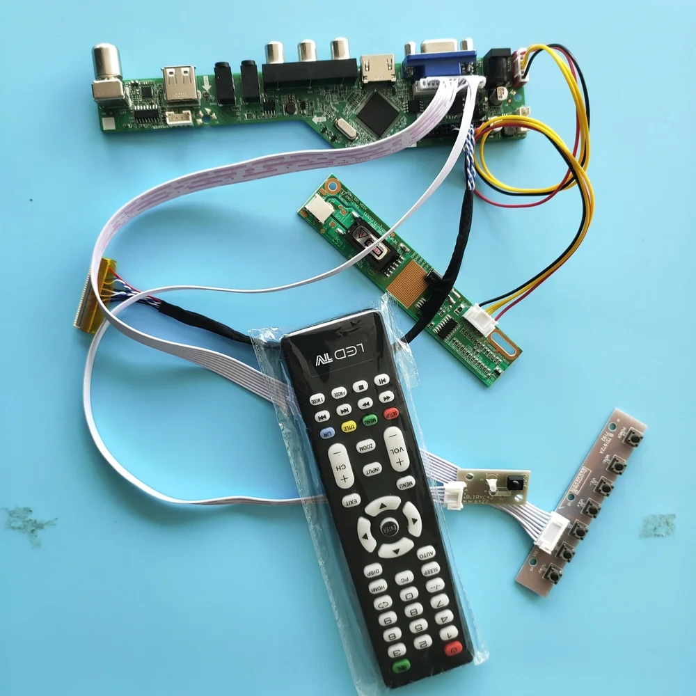 

for N150X3 -L0A Mother Board 30pin Controller Board 1 lamps 15" AV VGA Resolution Module TV Digital Signal 1024X768