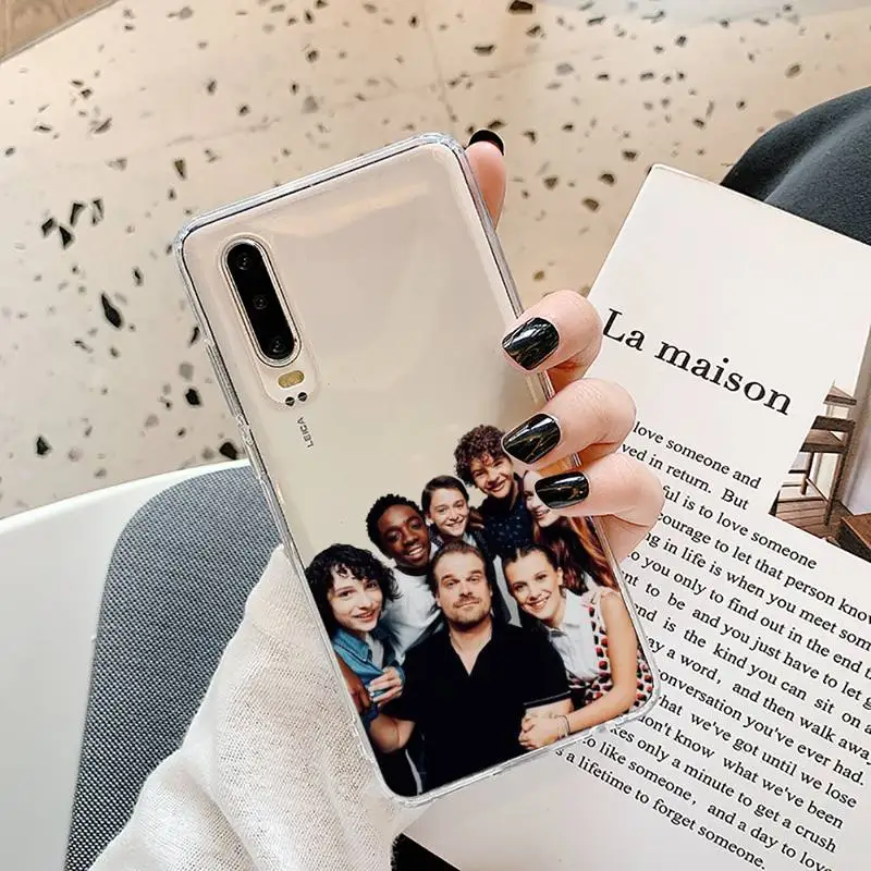

cosas gratis Stranger things Phone Case Transparent for Samsung A71 S9 10 20 HUAWEI p30 40 honor 10i 8x xiaomi note 8 Pro 10t 11