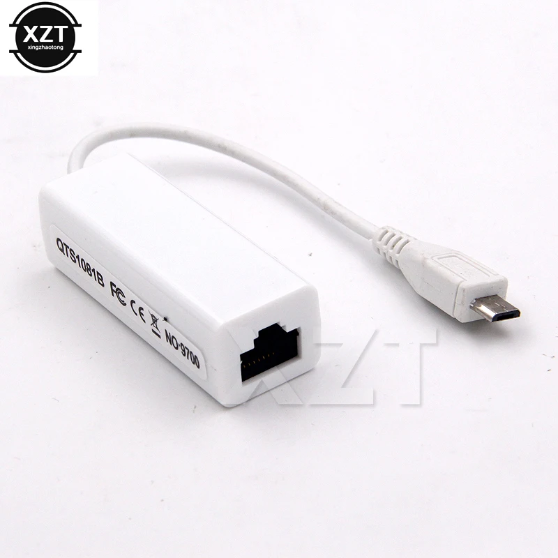 Новейший Micro USB 2 0 5 Pin к Ethernet 10/100 M RJ45 сетевой кабель Lan адаптер карта usb lan Карта
