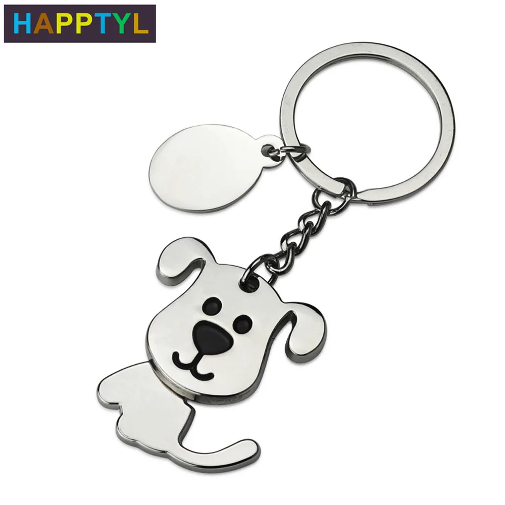 HAPPTYL 1 шт. модные брелки для собак пара ключей подвесная подвеска брелок