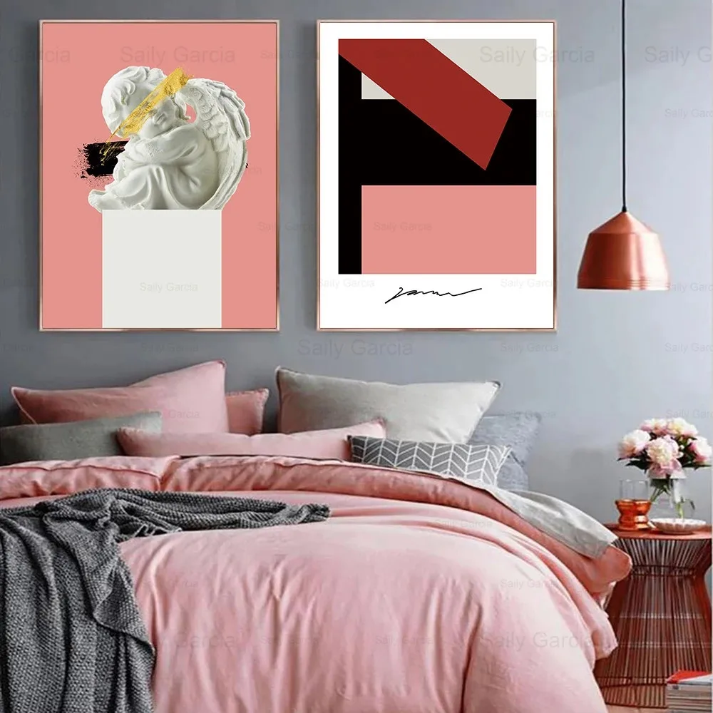 

Abstract Canvas Painting Geometric Body Line Poster Nordic Art Wallpaper Home Living Room Print Picture Craft Decoration