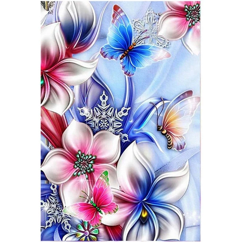 

Набор для алмазной живописи, Набор для творчества «сделай сам», искусство, домашний декор, Цветочная бабочка