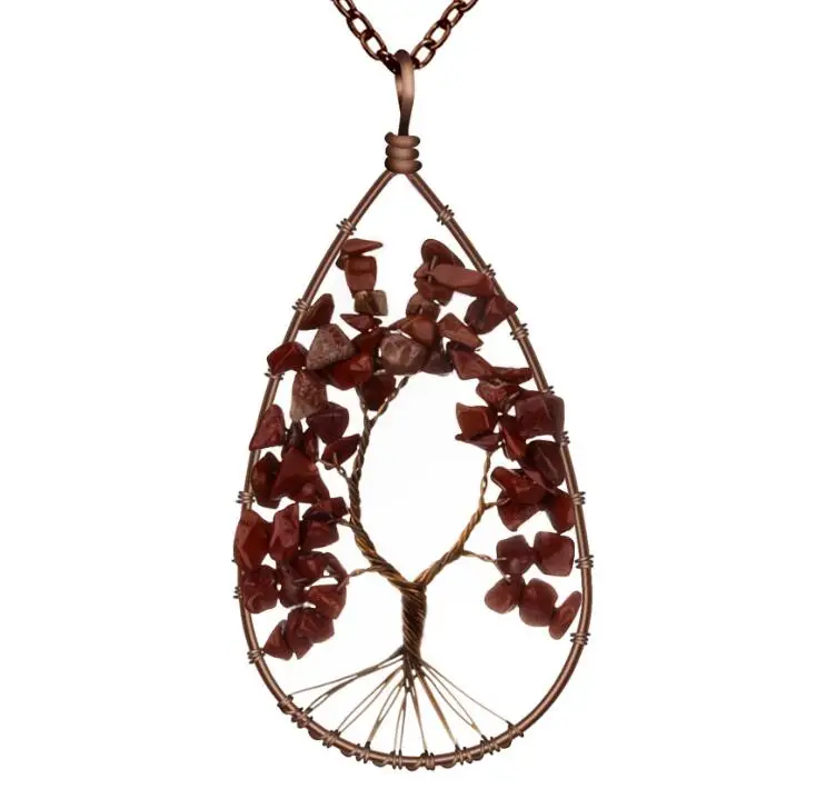 Цепочка с кулоном в виде дерева жизни для мужчин и женщин длинная цепь