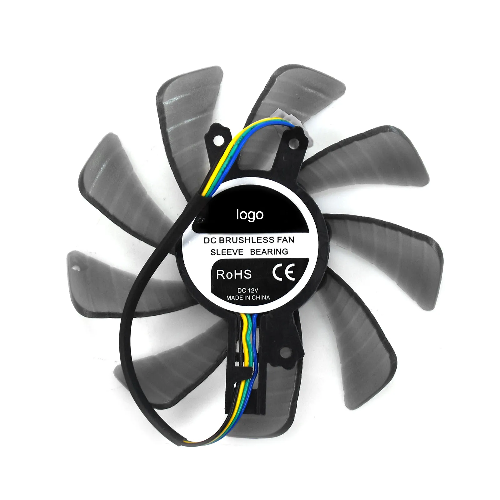 85 мм для GALAXY GTX950 560SE GTX650Ti 660 GTX560TI охлаждающий вентилятор видеокарты 4 контакта 15*49*46