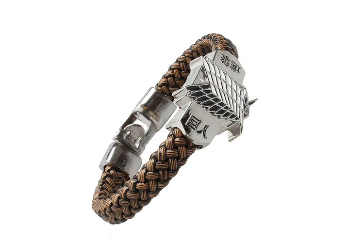 Новое поступление Аниме атака фигурка Титан игрушки кожаный веревочный плетеный