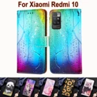 Чехол-книжка для Xiaomi Redmi Note 10, чехол для телефона, чехол для Xiami Redmi Note10, кожаный чехол-бумажник с подставкой, чехол, сумка