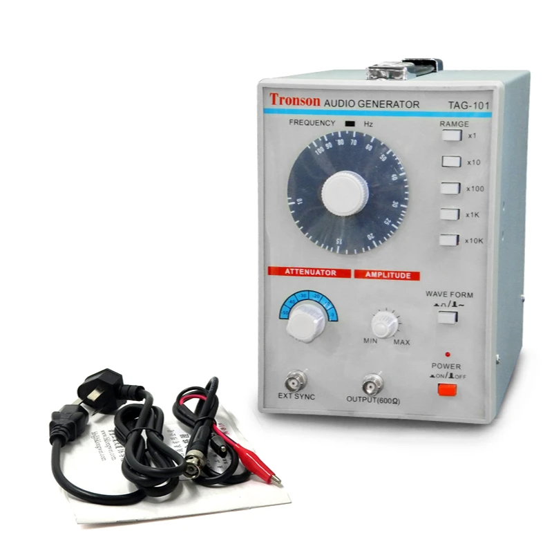 

Тег-101 низкочастотный звук генератор сигналов источника сигнала 10 Гц-1 МГц звуковой генератор Функция измерительный AC 100-240V