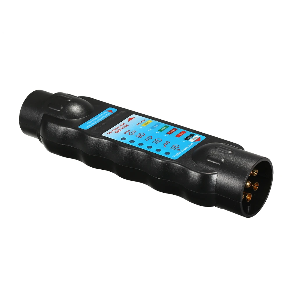 Durable 7 Pin Towing Trailer Car Caravan Tow Bar Light Circuit Tester Unit for Plug Test Tool European | Автомобили и мотоциклы