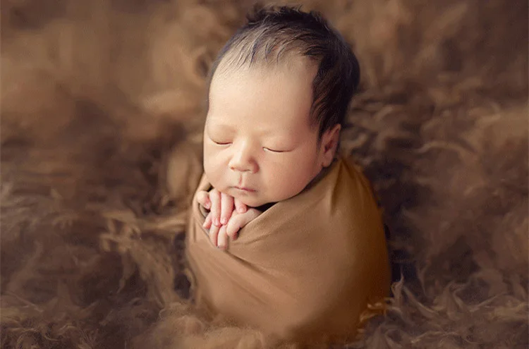 Детская фотография Реквизит обертывание Хлопок эластичная оберточная полотенце