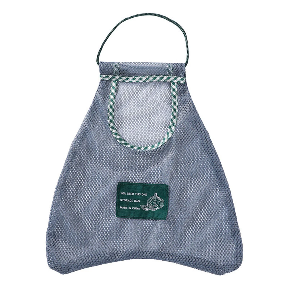 

Kitchen Vegetable Fruit Mesh Storage Bags Onion Potato Storage Hanging Bags Hollow Breathable Kitchen Garlic Ginger Mesh Bag