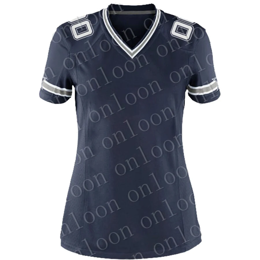 

2021New Women's American Football Jersey Custom Dallas Jerseys Amari Cooper Ezekiel Elliott Ceedee Lamb Dak Prescott Fans'Shirts