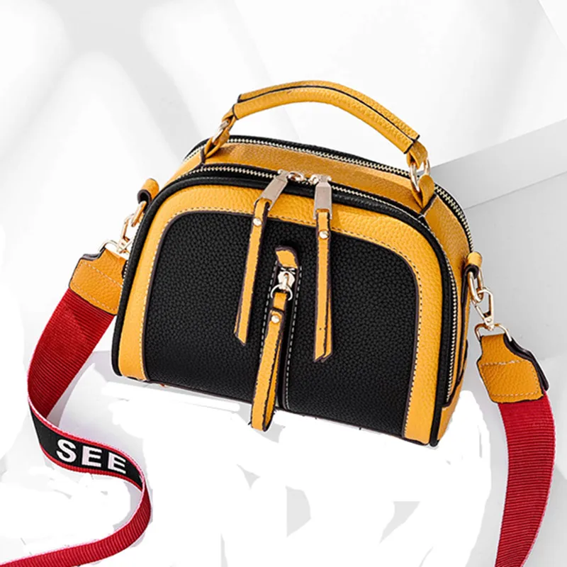 2020 Модные женские квадратные сумочки из искусственной кожи повседневные