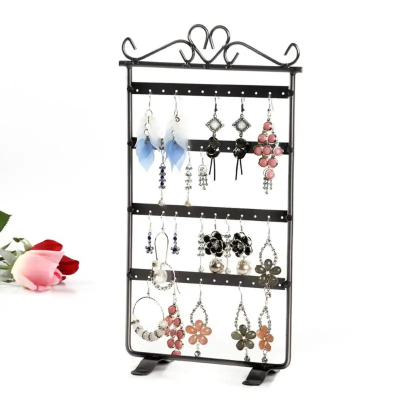 48 отверстий серьги-гвоздики дисплей практичный классический нежная текстура