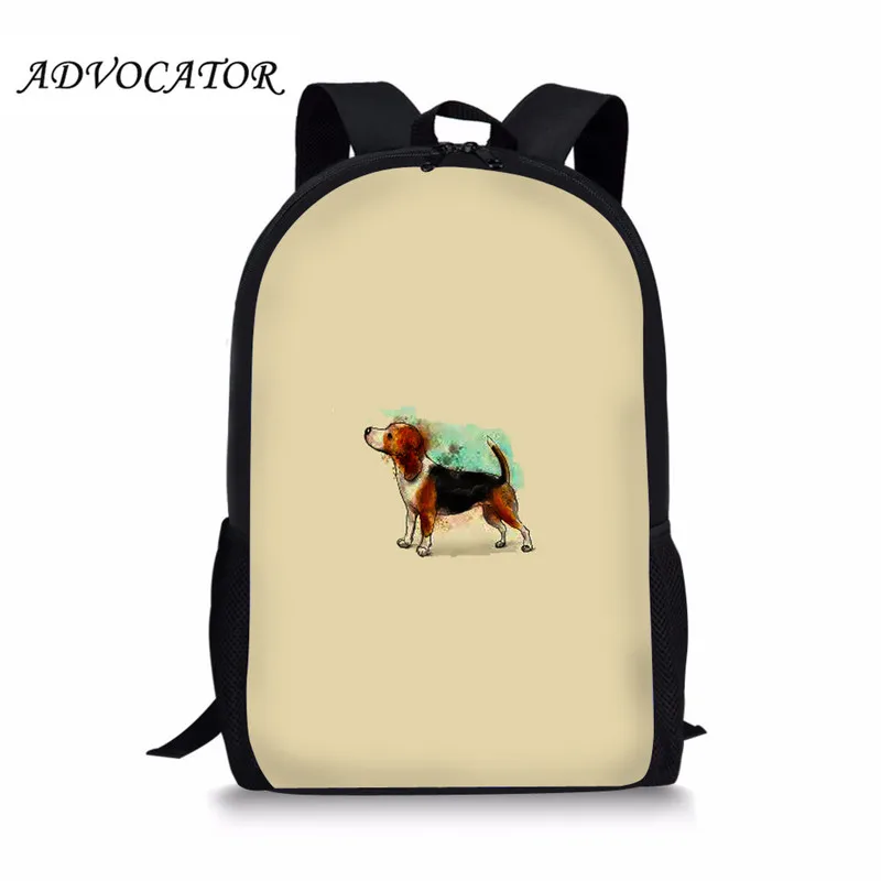 Children Schoolbag Cartoon Beagle Printing Backpack for Teenager Boys and Girls Large Capacity School Bags Plecaki Szkolne