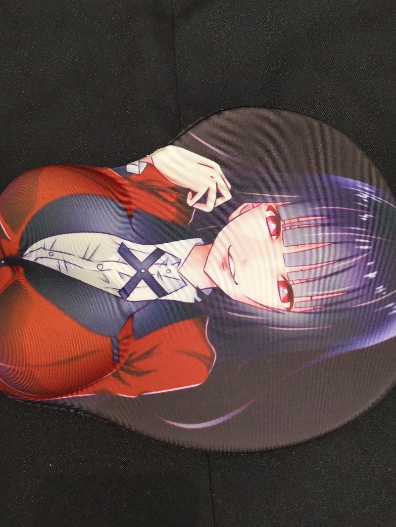 Anime Kakegurui Yumeko Jabami 3D Chest Silicone Wrist Rest Mouse Pad notebook PC playmat | Компьютеры и офис