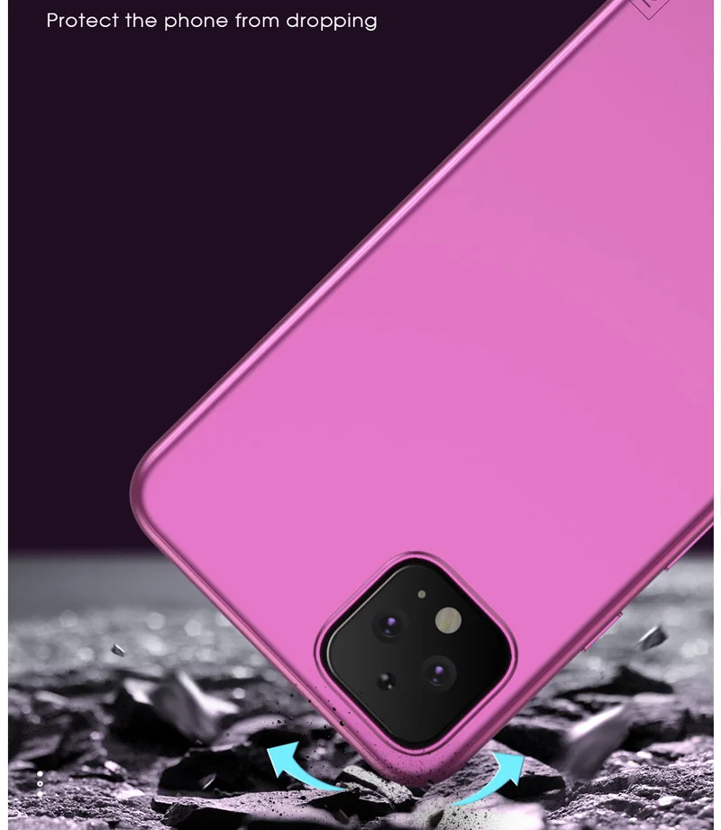 X-Level Мягкий силиконовый чехол для Google Pixel 4 3 XL X Level ультра тонкий матовый ТПУ защитный чехол 3a XL