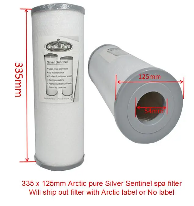 

1 pcs Original hot tub spa pool filter 33.5cm x 12.5cm Fit Arctic spa Czech Slovakia Russia spa meltblown cotton filter