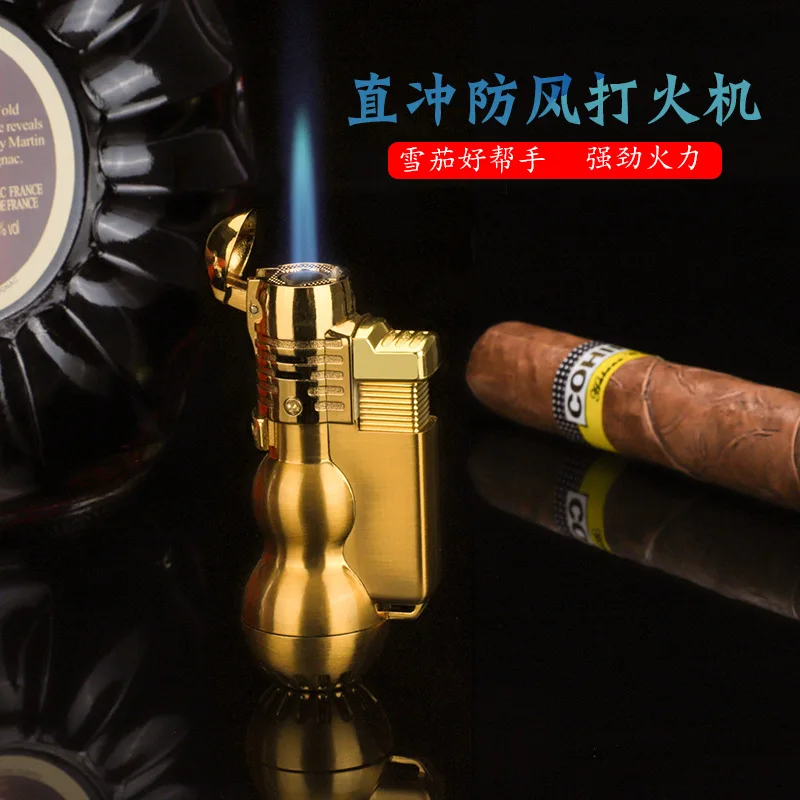 Hot Outdoor Compact Butane Jet Lighter Turbo Torch Fire Windproof Portable Spray Gun Metal 1300 C NO GAS | Дом и сад