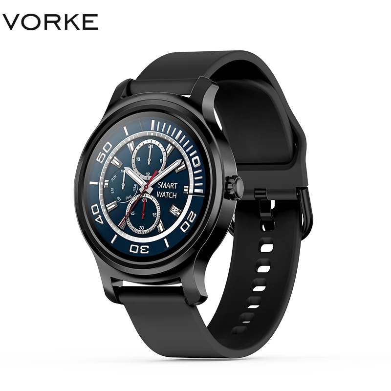 Смарт часы Vorke VM3 для мужчин GPS Bluetooth монитор сердечного ритма напоминания о