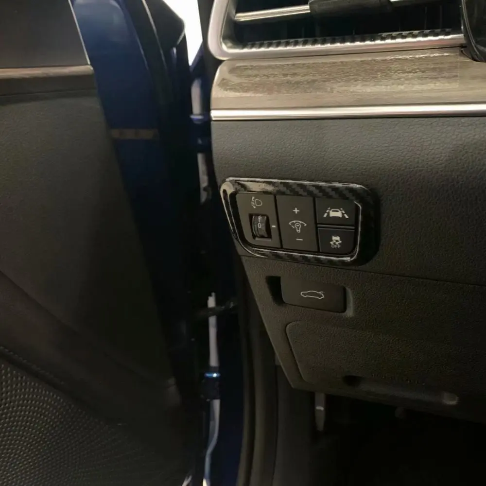Для KIA Оптима K5 2020 2021 ABS углеродного волокна Стикеры автоматического включения