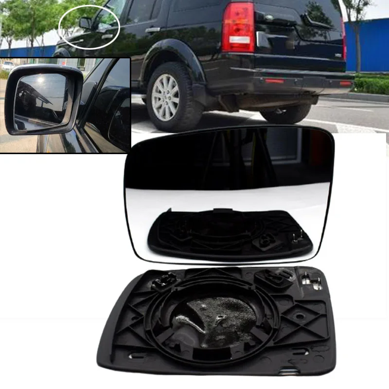 

A Pair Car Door Side Mirror Heated Glass For Land Rover Discovery 3 / Freelander 2 / L322 2004-2009 / Range Rover Sport L320