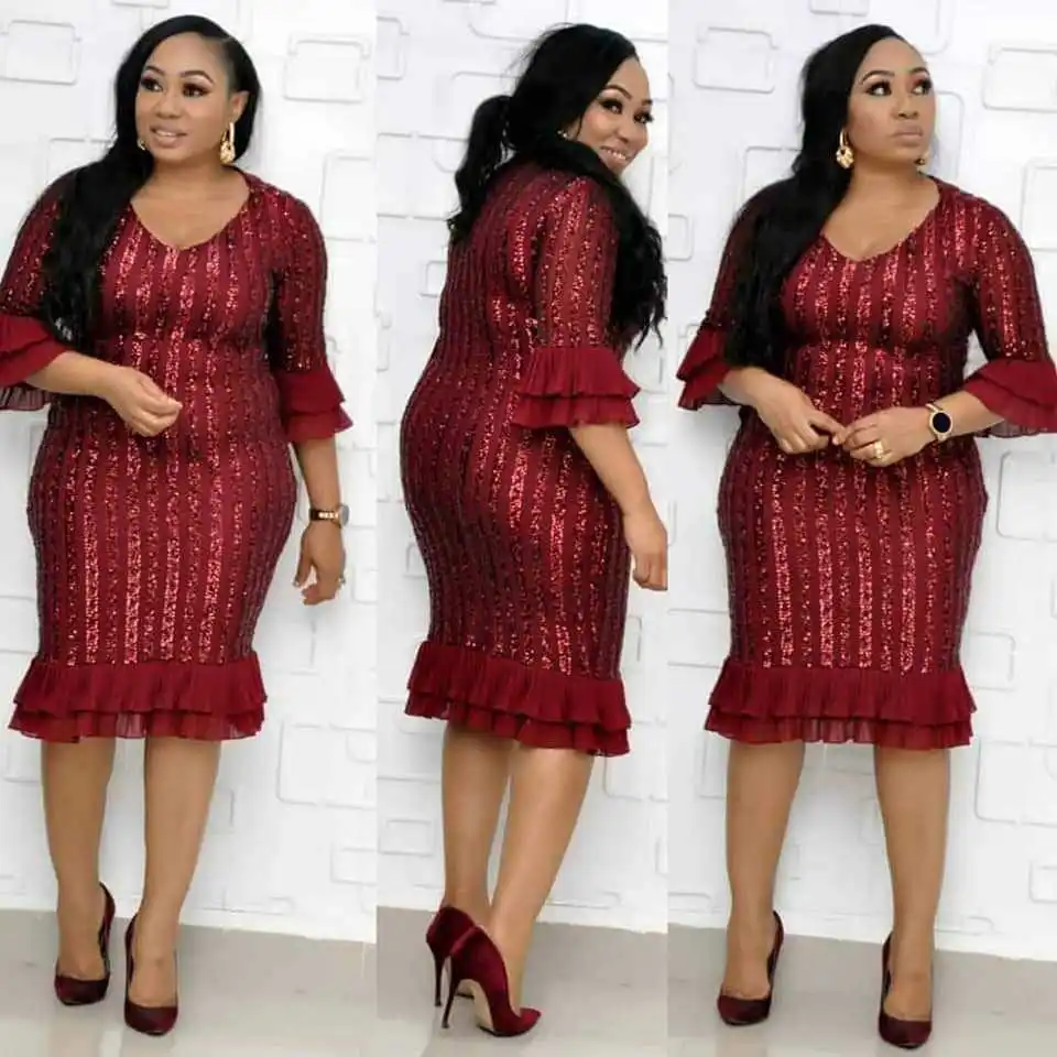 Африканский дизайн блестки шифоновая абайя плиссированные Дашики Платье