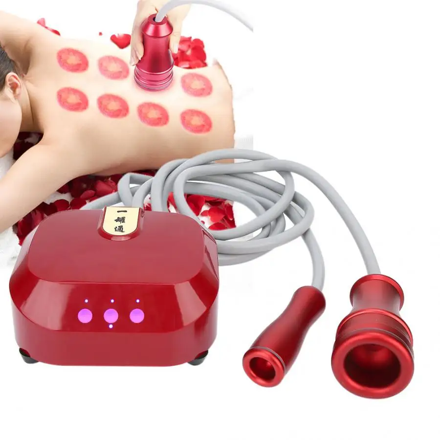 Электрический меридианов Массажная щетка для коррекции фигуры выскабливание