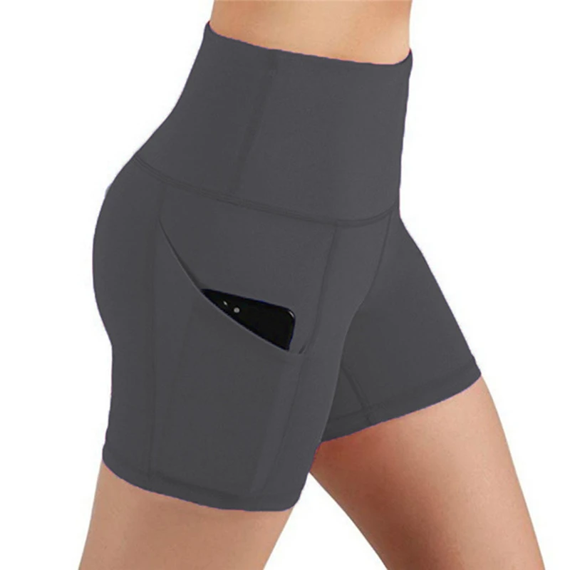 

Casual Ladies Leggings Summer High Waist Solid Color Fitness Tight Fitting Breathable Pockets Fashion Fitness Leggings