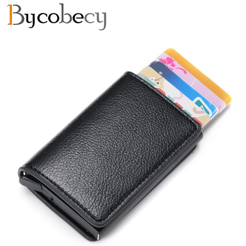 Bycobecy дорожный кошелек для карт 2020 мужской и женский держатель кредитных RFID