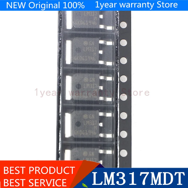 

{ New original } 10PCS LM317M LM317 TO252 SOT LM317MDT SMD voltage regulator IC