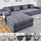 Эластичный чехол для дивана в гостиную, регулируемые геометрические диваны, чехлы для шезлонг, секционный диван, угловой диван, чехол для дивана