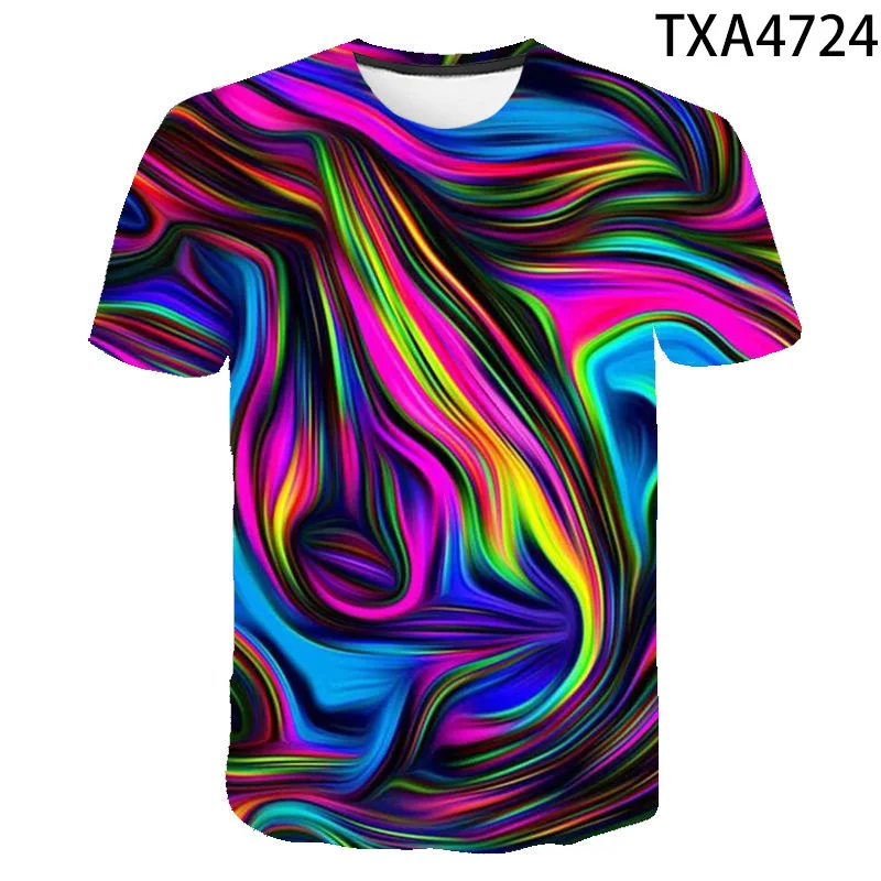 

Boy Girl Kids New Summer Ink Fashion 3D Printed T Shirts Short Sleeve Men Women Children Casual Streetwear Cool Tops Tee