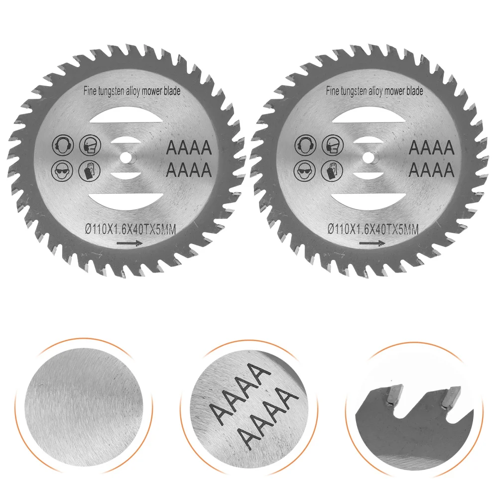 

2pcs Mower Wheel Round Blades Weed Brush Cutting Head Garden Power Tools