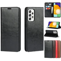 genuine leather phone case for samsung galaxy a82 a22 a12 a72 a52 a42 a32 a71 a51 5g a31 a41 wallet case shockproof flip cover
