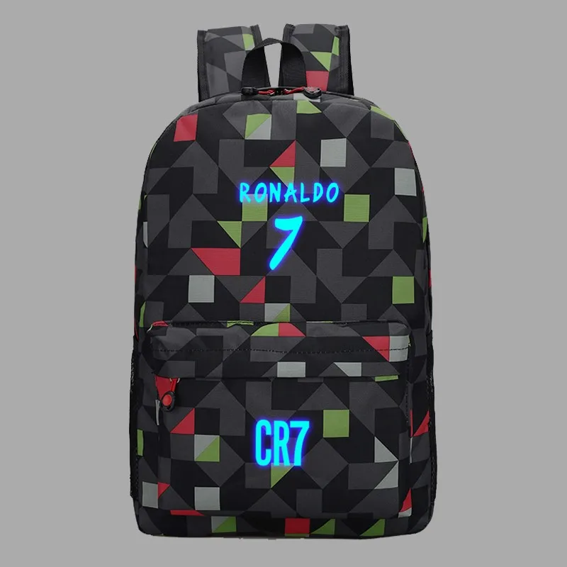 Рюкзак для подростков школьные ранцы мальчиков мужской рюкзак книг Роналду