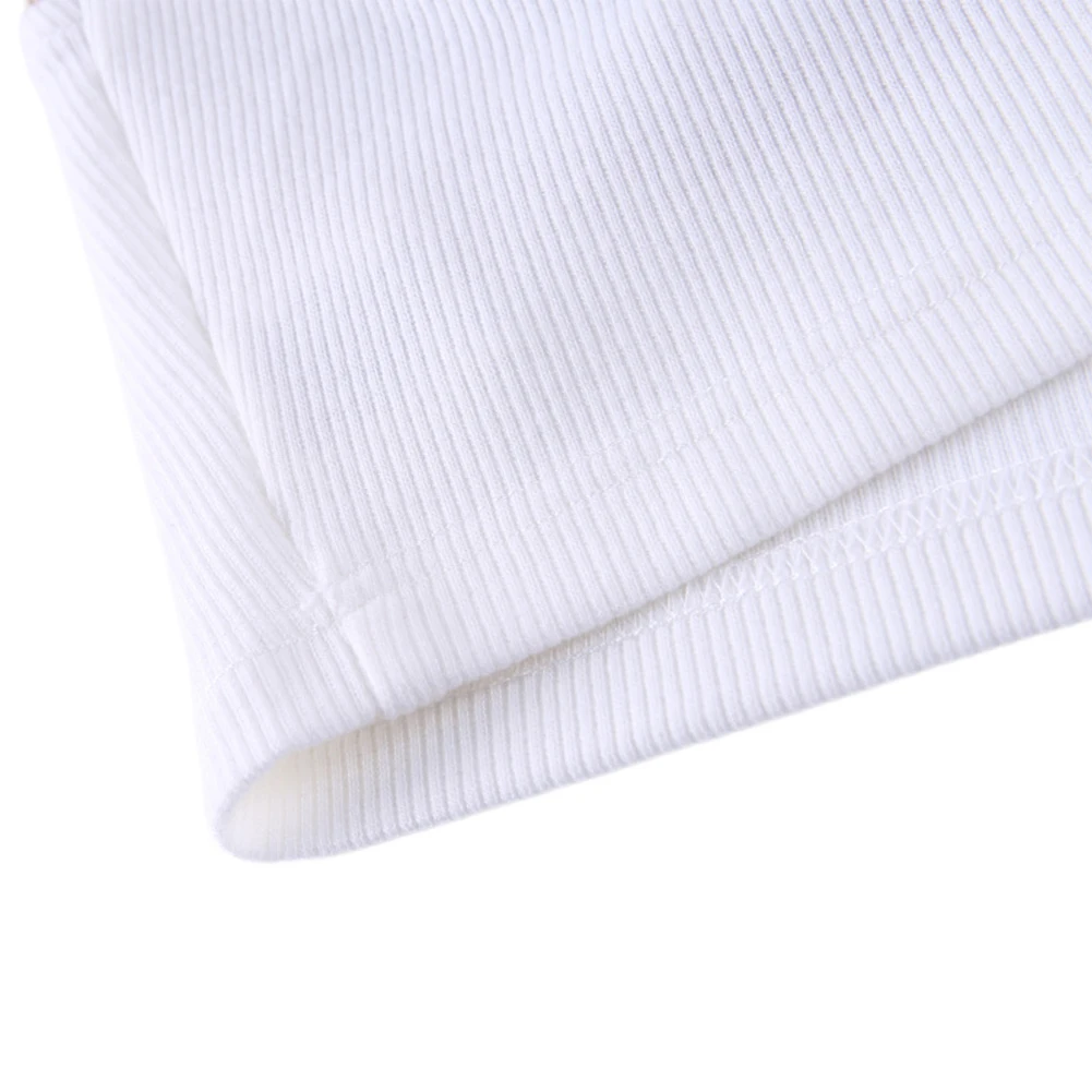 

2020 new women's fashion color contrast camisole sexy backless bare navel tube top