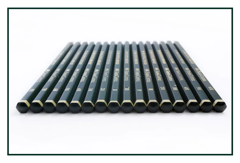 1 шт. Германия Faber-Castell 9000 эскиз карандаш для рисования дизайн товары для рукоделия SV технология склеивания НЕОБРАБОТАННАЯ древесина экологическая безопасность