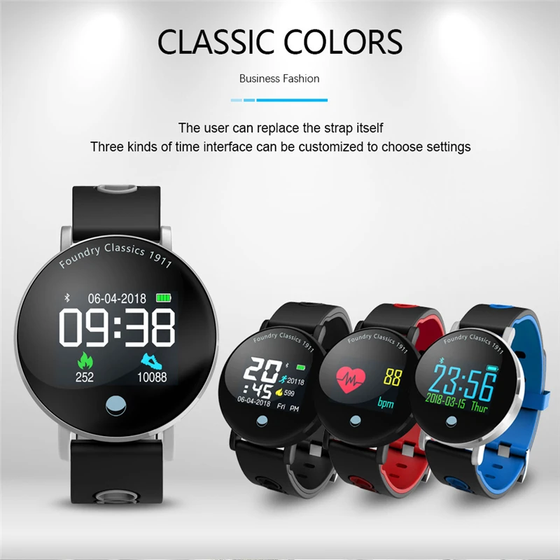 

LS Y6Plus smartwatch IP68 waterproof intelligent smart watch pedometer fitness tracker heart rate blood pressure oxygen monitor