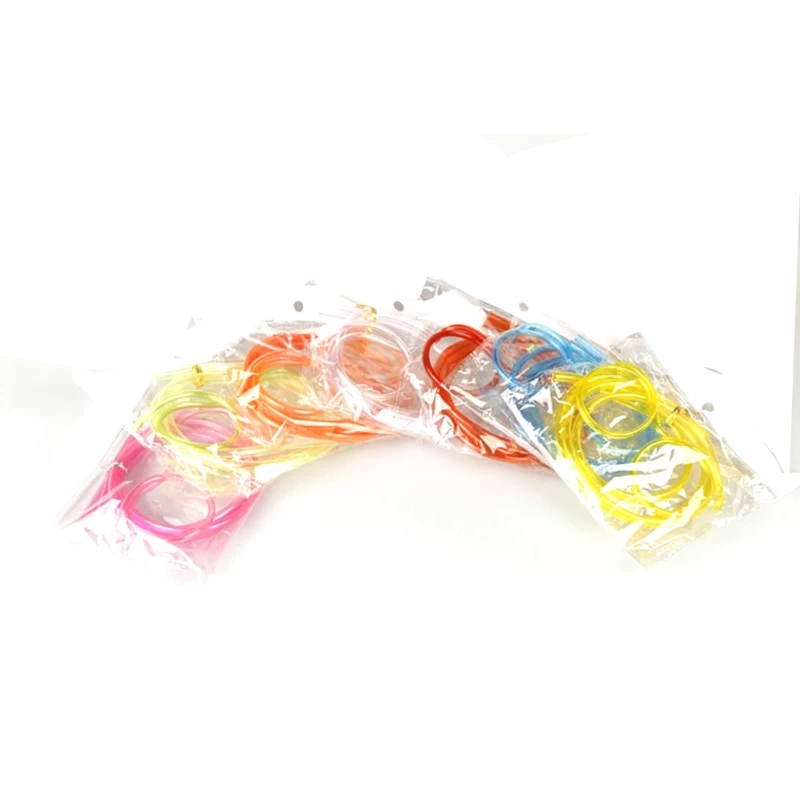 Забавные мягкие пластиковые соломенные очки гибкие питьевые соломинки